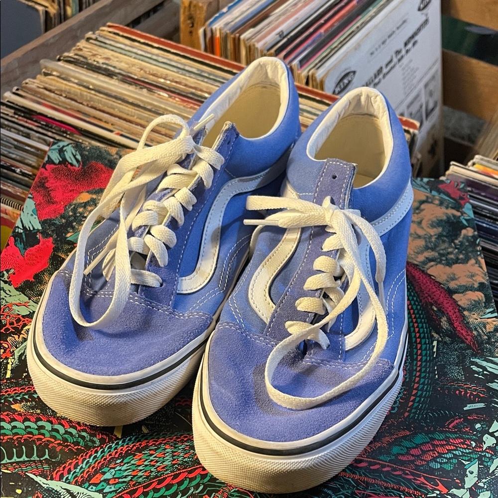 Vans teal oldskool lows W10